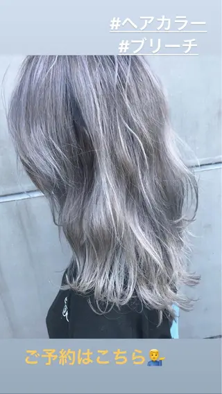 セミロング カラー 【渋谷で人気】艶髪× 髪質改善/ツヤカラーのヘアスタイル