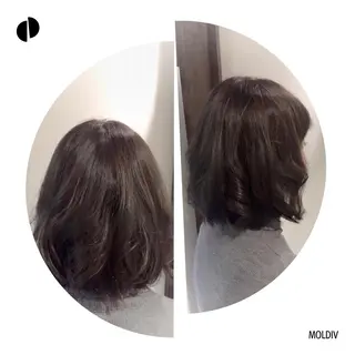 ミディアム カラー ✨縮毛矯正✨髪質改善 ナカシマ ユミのヘアスタイル