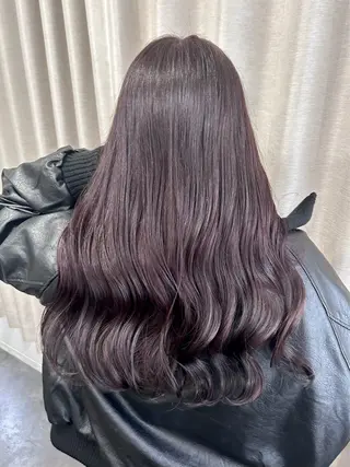セミロング レイヤーカット/透明 感カラー🩵中村友美のヘアスタイル