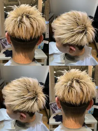 ショート カラー パーマ ヘアアレンジ メンズ 🔥メンズパーマ 特化 渡辺一翔のヘアスタイル