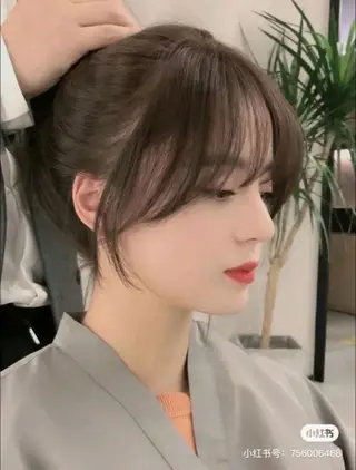 ロング 大阿久 華恋のヘアスタイル