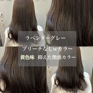 セミロング カラー 髪質改善特化美容師 久万祐人のヘアスタイル