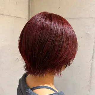 ショート カラー ハイトーン/ボブ/ 外国人風🦖mahoのヘアスタイル