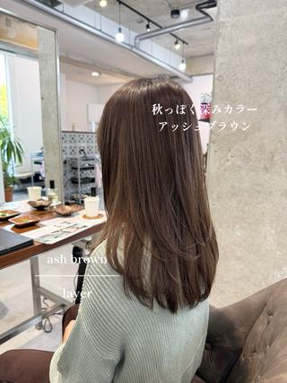 ロング カラー カイリ /レイヤーカットのヘアスタイル