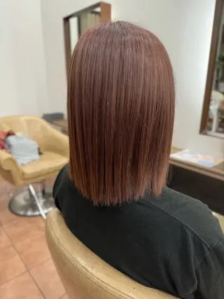 カラー 池上 果穂のヘアスタイル