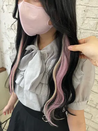 ロング エクステ＆艶カラー 🎀YURINA🎀のヘアスタイル