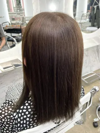 ミディアム カラー 韓国×網紅ヘア 🤍りん🤍のヘアスタイル