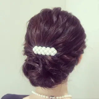 ヘアアレンジ 原 麻耶のヘアスタイル