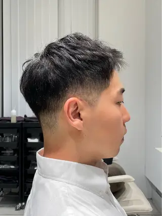 ショート メンズ ブリ—チ🎨パ—マ 🌿表参道ちえ🌿のヘアスタイル
