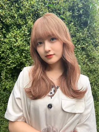 セミロング カラー 髪質改善 makiuchiのヘアスタイル