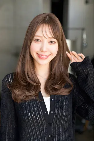 ロング カラー ヘアアレンジ 縮毛矯正・カラー特化 指名No.1shunのヘアスタイル
