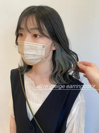 ミディアム 小林 夢羽のヘアスタイル
