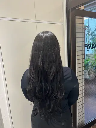 ロング WARP/ ミユのヘアスタイル
