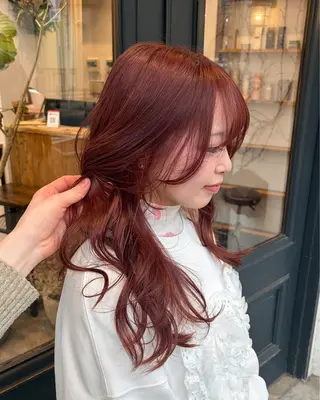 ロング カラー 海奈 メンズカットのヘアスタイル