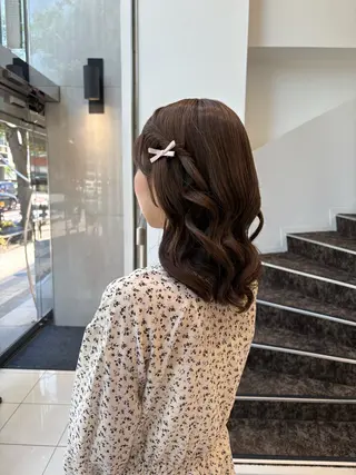 ヘアアレンジ BiBi 藪 菜月のヘアスタイル