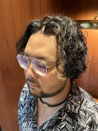 ショート パーマ メンズ SAKI SAKIのヘアスタイル