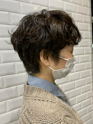 ショート パーマ appiis 柳田葵　横浜のヘアスタイル
