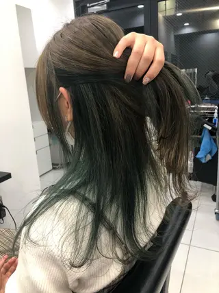セミロング 縮毛矯正の達人 ☆ 松本のヘアスタイル