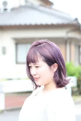 ミディアム カラー 下野 悠也のヘアスタイル