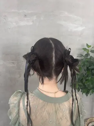ヘアアレンジ ✨透明感艶カラー ✨💍Yuri💍のヘアスタイル