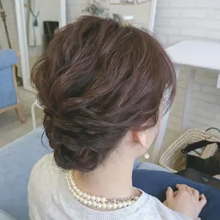 ヘアアレンジ ミディアム 植田 真理のエステ・リラクイメージ