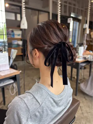 ヘアアレンジ はっとり ななせのヘアスタイル