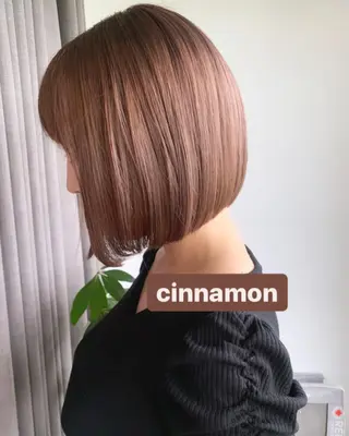 ミディアム カラー ✨艶ブリーチカラー ✨四ノ宮裕己のヘアスタイル