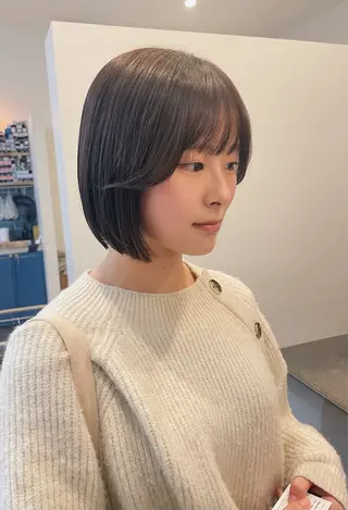 ショート カラー ボブ／パーマ指名 No. 1🍃れんとのヘアスタイル