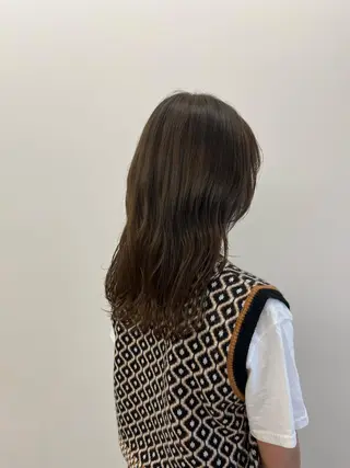 セミロング 韓国好き🇰🇷 美容師MIKUのヘアスタイル