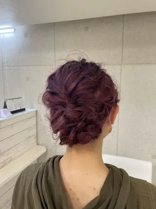 セミロング ヘアアレンジ XANADU上野店 🐼ﾖｺﾊｼのヘアスタイル
