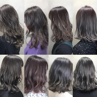 ミディアム カラー 【透明感、艶髪】西村 有司のヘアスタイル