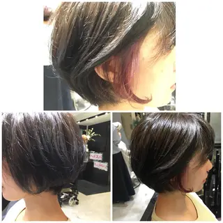 ショート カラー hair salon　k2のヘアスタイル