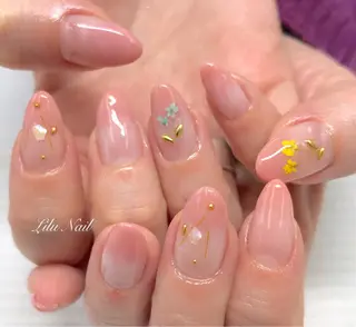 ネイル モチの良さ◉ フィルインネイル♡のネイルデザイン