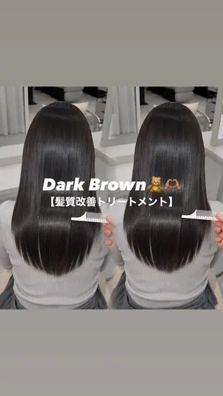 セミロング カラー coco ウナのヘアスタイル