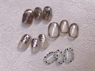 ネイル パラあり！フィルイン 美フォルムのネイルデザイン