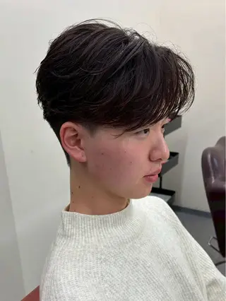 メンズ 京都メンズパーマ ツイスパ|波巻きのヘアスタイル