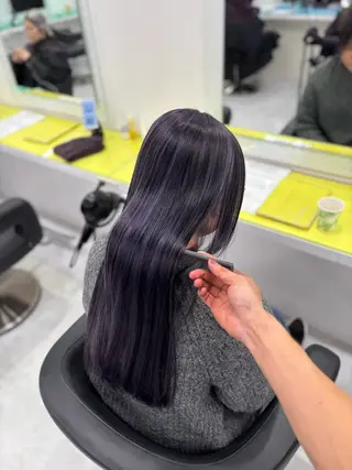 ロング カラー 頭身浴ヘッドスパ🌿 艶カラー/ヒロトのエステ・リラクイメージ
