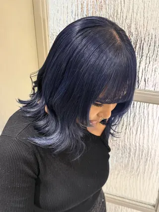 ロング カラー ハイトーン/ブリーチ 💙みずき💙のヘアスタイル