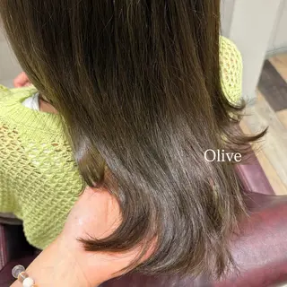 カラー 淡色┊︎ナチュラル 🧁奈那美🧁*.゜のヘアスタイル