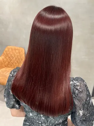 ロング カラー うる艶カラー 顔周りカット♡ikuのヘアスタイル
