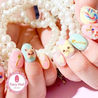 ネイル 💗🪽Tiary Nail🪽💗のネイルデザイン