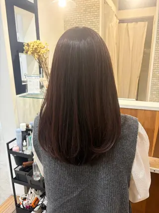 セミロング カラー ヘアアレンジ 無料カットモデル‪✨ ✂️Nanami🌷のヘアスタイル
