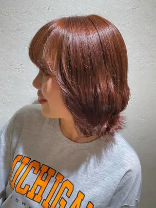 カラー 中村 莉子のヘアスタイル