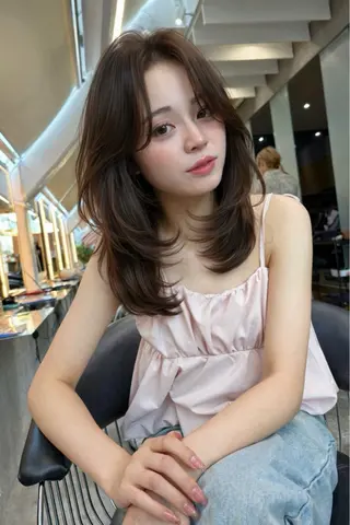 ミディアム カラー ヘアアレンジ 【博多髪質改善】 吉村　清志のヘアスタイル