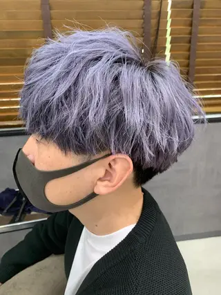 カラー メンズ repose日本橋 室町のヘアスタイル
