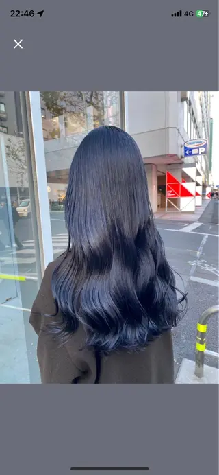 ロング カラー パーマ ヘアアレンジ 透明感ブリーチカラー 🌈TOMOHIROのヘアスタイル