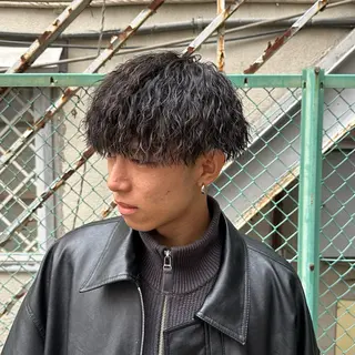 ショート パーマ メンズ パーマ職人 渡邊 優雅のヘアスタイル