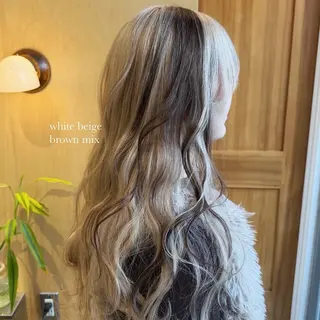 ロング カラー 🌈艶ハイトーン🌈 心を込めます🤝涼介のヘアスタイル