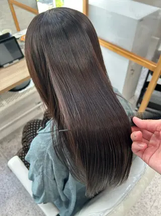 ロング 髪質改善 メンズパーマゆうひのヘアスタイル