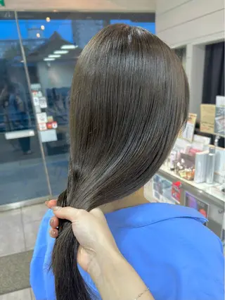 ロング レイヤー/艶髪カラー 森本くるみのヘアスタイル